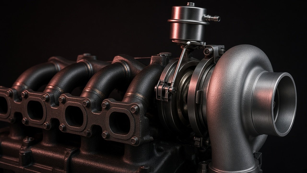 Turbo and manifold detail
